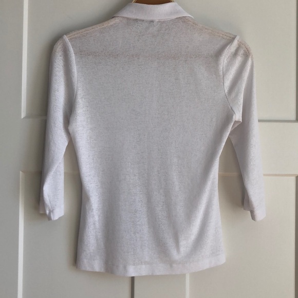 White Blouse, Fitted & Polished - Picture 5 of 5